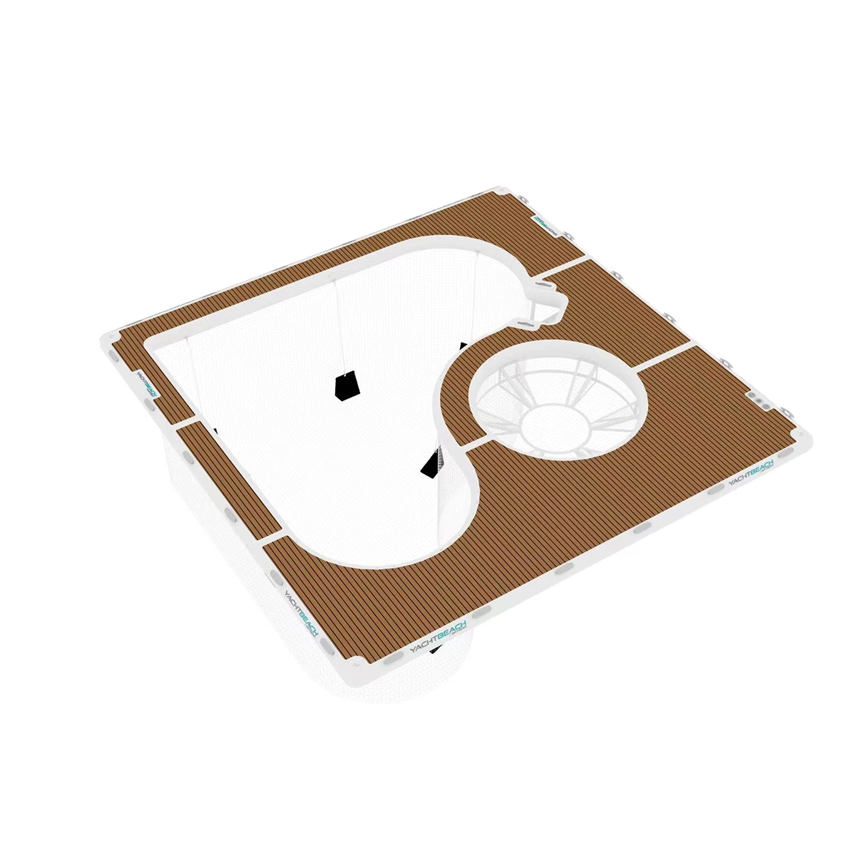 Yachtbeach Superior Pool 6.16 – Premium aufblasbarer Pool (616 × 616 cm)