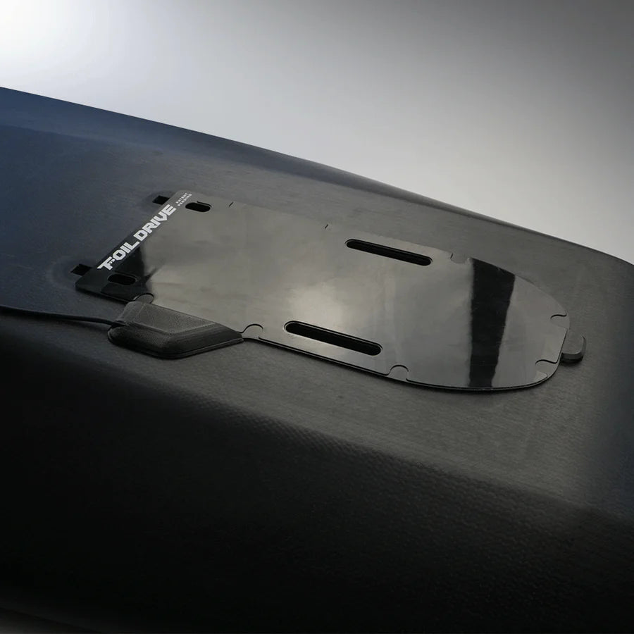 Nahaufnahme der Foil Drive Patch Antenne.