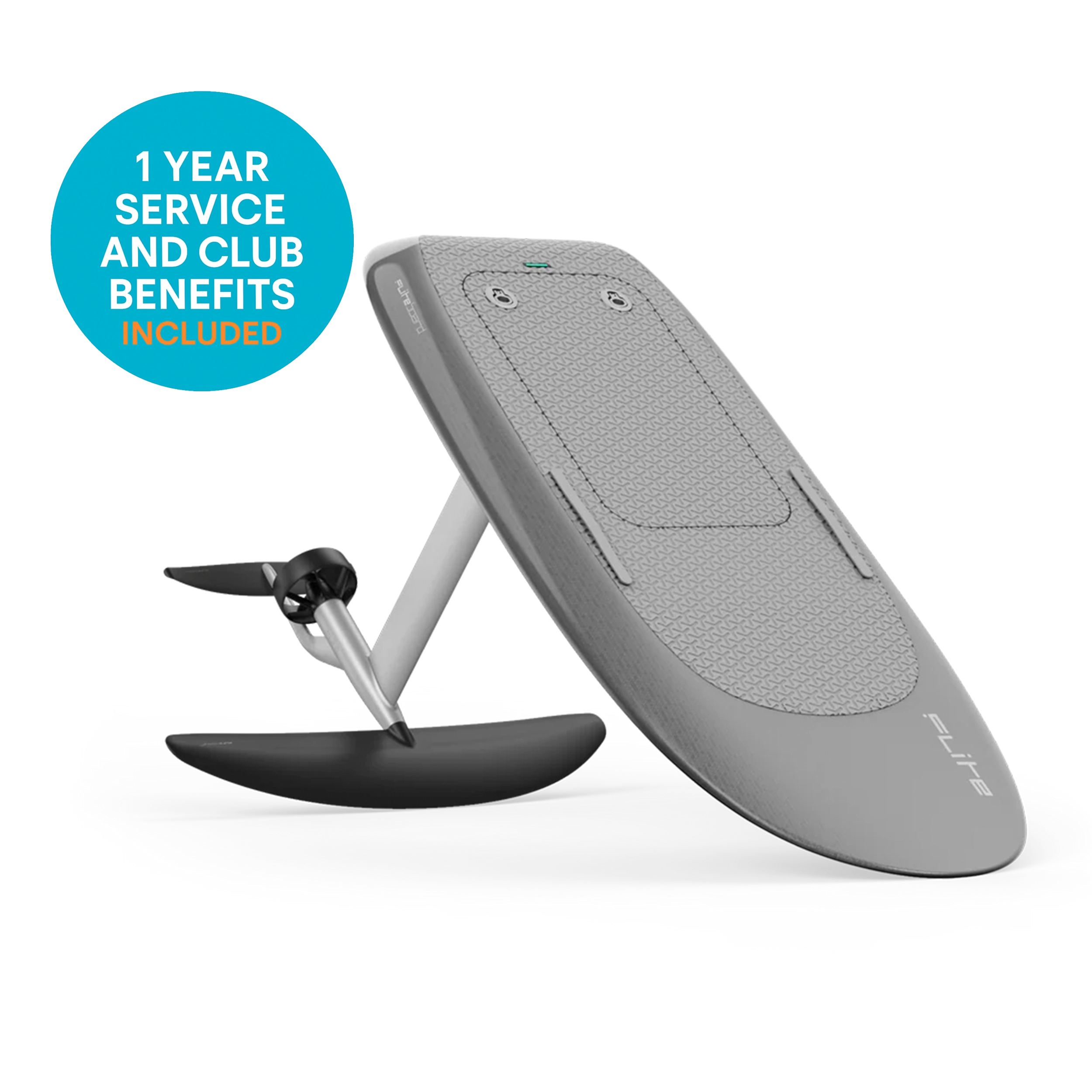 Fliteboard Carbon mit Jet 2 C Silber eFoil System Set