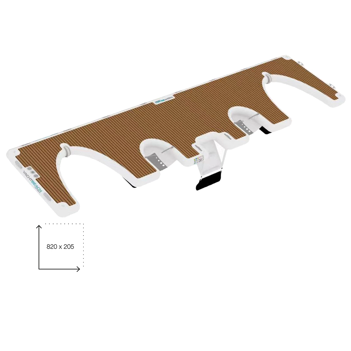 Yachtbeach Toy Dock 8.20 – Dropstitch 820 × 205 × 20 cm