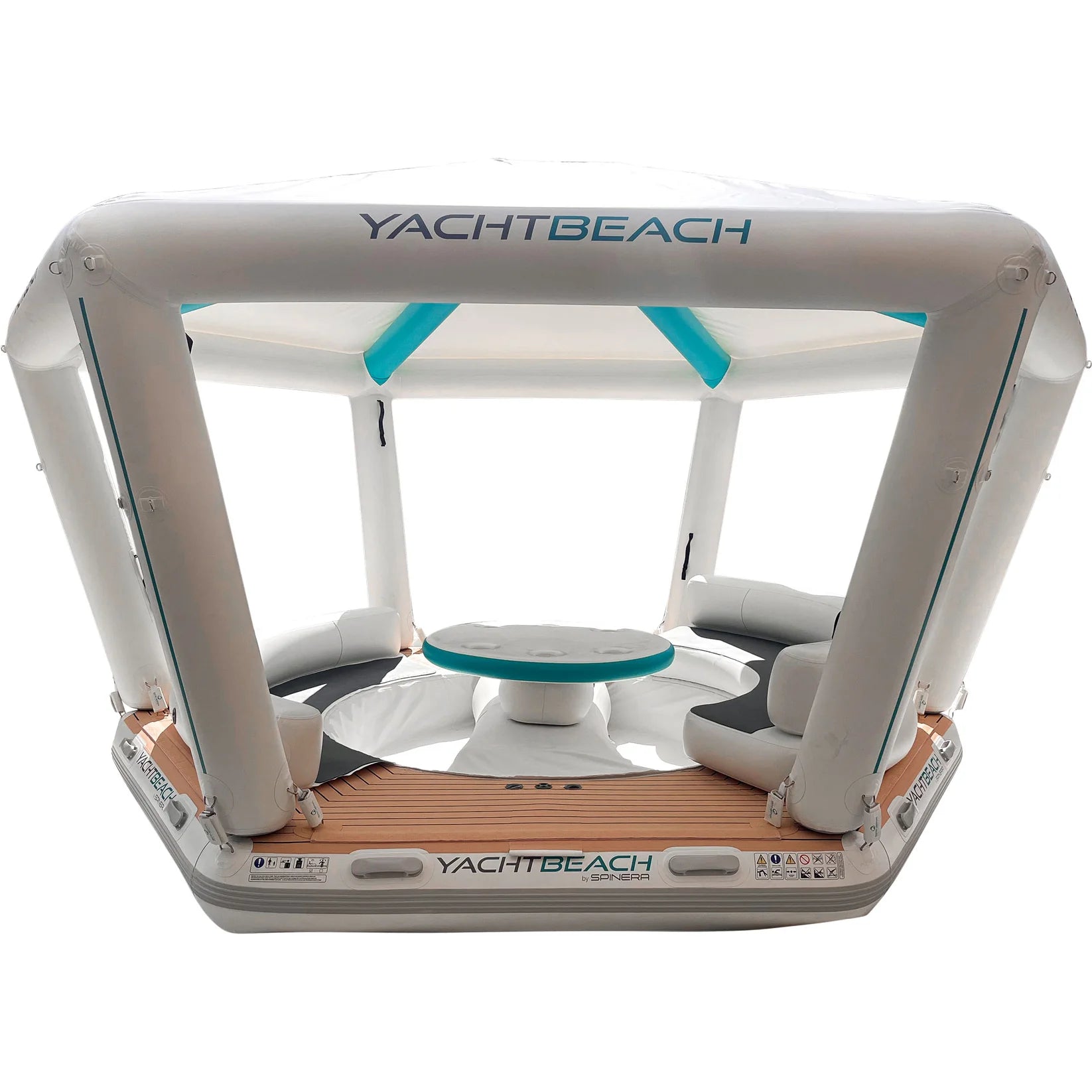 Yachtbeach Pavilion Lounge Setup Plattform 4.10 - Schwimmender Event & Lounge Pavillon